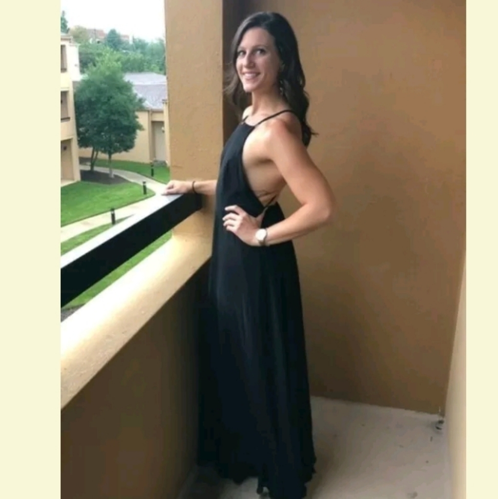 Black long dress